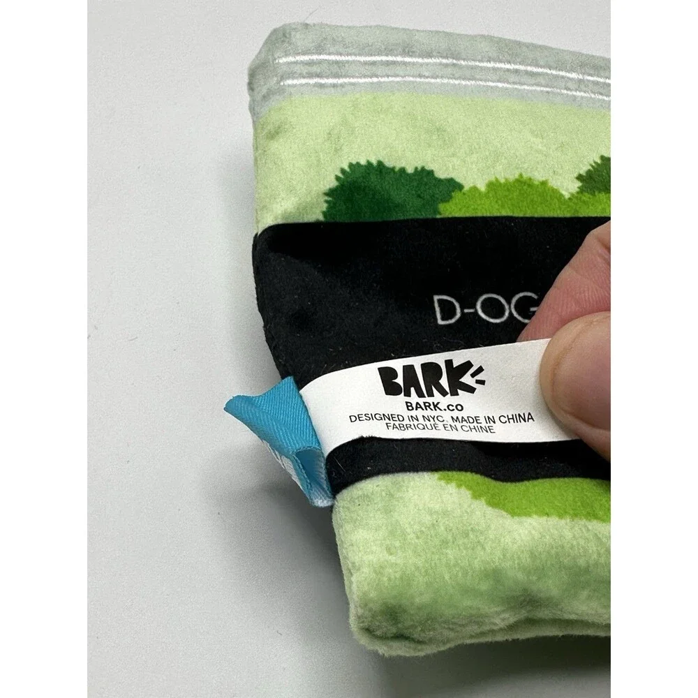 BARK D-OG Kush Dog Toy Bag with 2 Squeaky Nug Balls Set Funny Parod